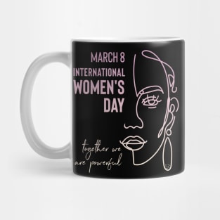 International Women's Day March 8 Women's History Month WOC Mug